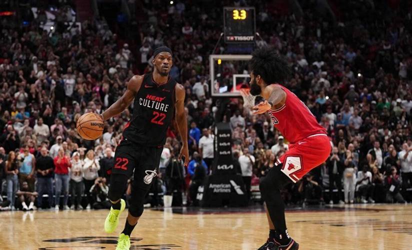 巴特勒送出生涯三分梦幻表现，东区冠军热火获胜的简单介绍